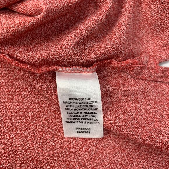 Nordstrom Polo Shirt Mens XXL 2XL Heathered Red Cotton Short Sleeve Side Vents - Picture 6 of 9